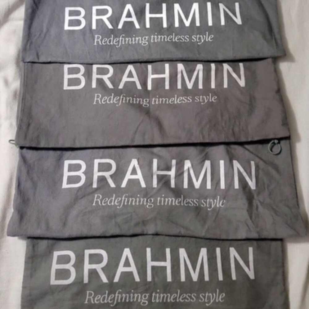 2 BRAHMIN VINTAGE LARGE PURSE DUSTBAG/DUSTCOVER/ DUST BAG/DUST COVER 21" X 21"